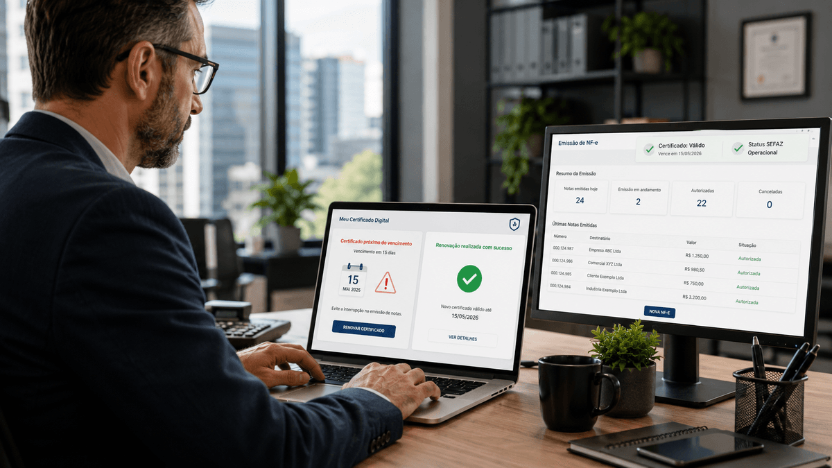 Renovação de certificado digital